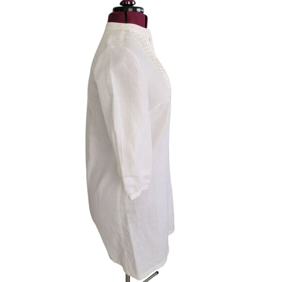 Michael Kors White Tunic Dress (Size 10) - Picture 2 of 6